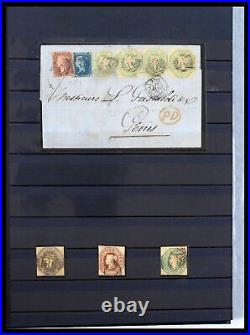 Lot 38290 Stamp collection Great Britain 1840-1900 in stockbook