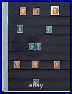 Lot 38290 Stamp collection Great Britain 1840-1900 in stockbook