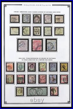 Lot 38740 MNH/MH/used stamp collection Great Britain 1840-1998 in album