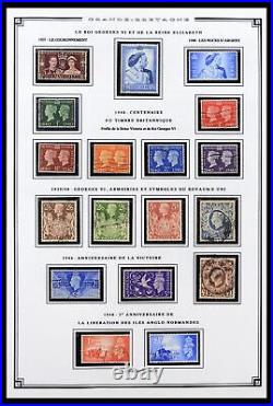 Lot 38740 MNH/MH/used stamp collection Great Britain 1840-1998 in album