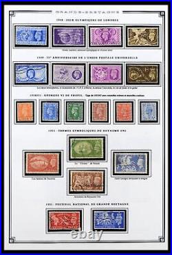 Lot 38740 MNH/MH/used stamp collection Great Britain 1840-1998 in album