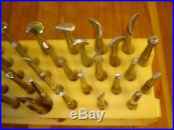 Lot 39 Leather Working Tools Saddle Stamps Craftool Co Number Only USA Punches