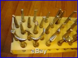 Lot 39 Leather Working Tools Saddle Stamps Craftool Co Number Only USA Punches