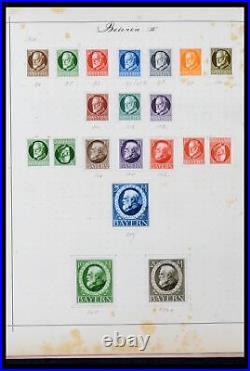 Lot 39600 SUPER stamp collection German States 1849-1920 in album