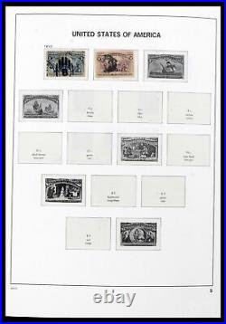 Lot 39698 Stamp collection USA 1851-1988 in 3 Davo albums