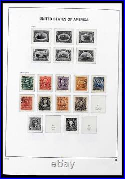 Lot 39698 Stamp collection USA 1851-1988 in 3 Davo albums