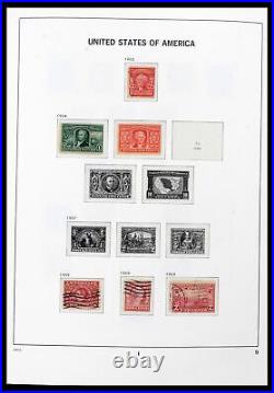 Lot 39698 Stamp collection USA 1851-1988 in 3 Davo albums