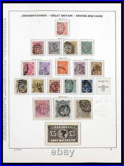 Lot 39965 Stamp collection Great Britain 1840-1970 in Schaubek album