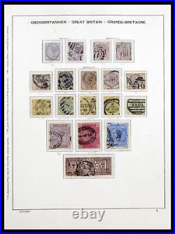 Lot 39965 Stamp collection Great Britain 1840-1970 in Schaubek album