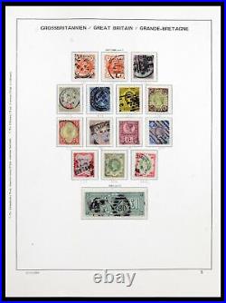 Lot 39965 Stamp collection Great Britain 1840-1970 in Schaubek album