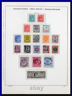 Lot 39965 Stamp collection Great Britain 1840-1970 in Schaubek album