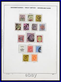 Lot 39965 Stamp collection Great Britain 1840-1970 in Schaubek album