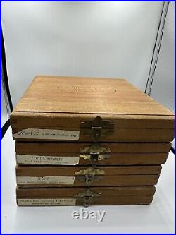 Lot 4 Box Kingsley Stamping Machine Co. Hollywood calif / RMS /Lewis/Marian
