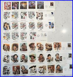 Lot Of 115 First Day Issue Stamps & Envelopes (1993-1994) Bonus 5 FDI Postcards