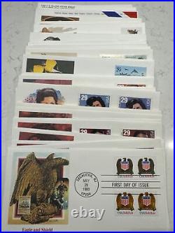 Lot Of 115 First Day Issue Stamps & Envelopes (1993-1994) Bonus 5 FDI Postcards