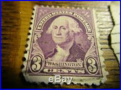 Lot Of 2 Very Rare George Washington 3 Cent US Postage Stamp