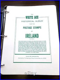 Lot Of 2 White Ace Ireland Stamp Albums Binders 1922 To 1998 New Unused Mint