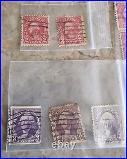 Lot Of 29 Vintage Stamps from the United States of America, Very Rare From 1906