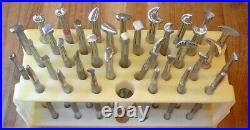 Lot Of 36 Vintage Craftool Co. Leather Saddle Stamp Tools Tandy USA