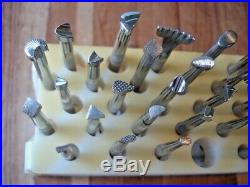 Lot Of 36 Vintage Craftool Co Letter-number Leather Saddle Stamp Tools Tandy USA