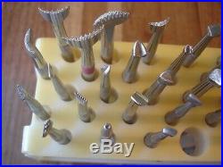 Lot Of 36 Vintage Craftool Co Number Only Leather Saddle Stamp Tools Tandy USA