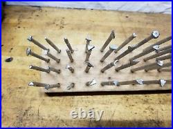 Lot Of 55 Craftool Leather Working Tools Stamps