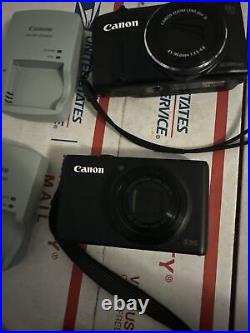 Lot Of 6 Digital Cameras, Canon, Olympus, Nikon, Panasonic