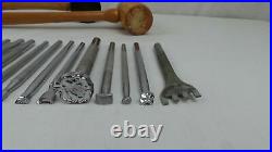 Lot Of Leather Stamps Punch Tools Craftool & Other Misc Tools