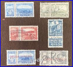 Lot Of Mexico Fiscal Stamps, 6 Different