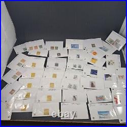 Lot Of Stamps In A Box! Over 1000$ Cat Value See Pictures(used/mint) In 102/glas