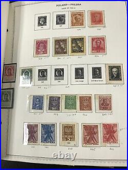 Lot Poland 1590 Stamps Stamp Collection $3690 Retail Mint Used Hinged Plus Album