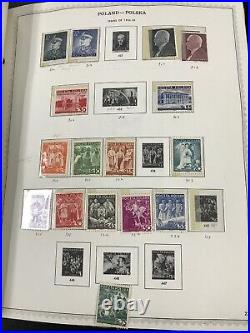 Lot Poland 1590 Stamps Stamp Collection $3690 Retail Mint Used Hinged Plus Album