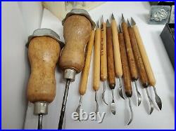 Lot of 100+ Vintage Craftool / Tandy Leather Craft Stamps/Tools Hand Tools