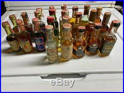 Lot of 24 Vintage Mini Bottles Whiskey Scotch Bourbon Sealed withTax Stamp