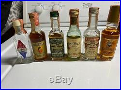 Lot of 24 Vintage Mini Bottles Whiskey Scotch Bourbon Sealed withTax Stamp