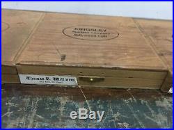 Lot of 4 Boxes of Kingsley Hot Foil Stamping Machine Type Font in Original Cases