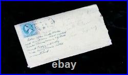 Lot of 42 OLD LETTERS 1871-1889 RARE Handwritten Ephemera 1800's Stamps