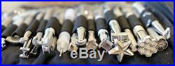Lot of 49 Pieces Craftool / US Stamps Leather Punches / Stamps