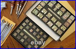Lot of Craftool USA Leather Stamps / Alphabet / Cowboy / Western Tandy