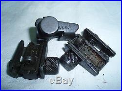 M1 CARBINE STAMPED ADJUSTABLE REAR SIGHT, WWII, lot of 10ea