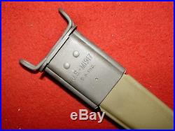 M1917 Trenchgun Scabbard Marked B. A. Inc. With Intact Acceptance Stamp Near Mint