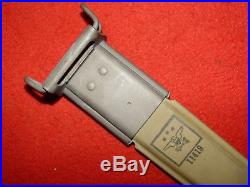 M1917 Trenchgun Scabbard Marked B. A. Inc. With Intact Acceptance Stamp Near Mint