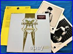MADONNA PROMO LOT THE IMMACULATE COLLECTION 12 VINYL & PRESS KIT LP Gold Stamp
