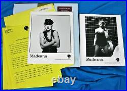 MADONNA PROMO LOT THE IMMACULATE COLLECTION 12 VINYL & PRESS KIT LP Gold Stamp
