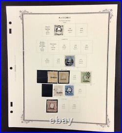 Madeira Collection 1868-1876 Mint Hinged and Used 4 pages 29 stamps