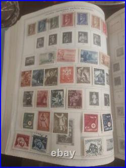 Magnificent And HUGE Worldwide Stamp Collection In Vintage Harris Album 1800sfwd