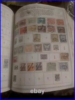 Magnificent And HUGE Worldwide Stamp Collection In Vintage Harris Album 1800sfwd