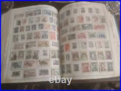 Magnificent And HUGE Worldwide Stamp Collection In Vintage Harris Album 1800sfwd