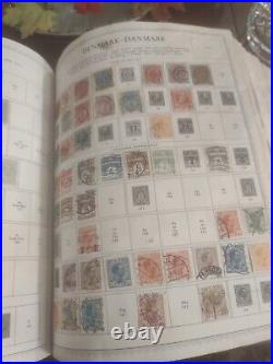 Magnificent And HUGE Worldwide Stamp Collection In Vintage Harris Album 1800sfwd