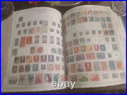 Magnificent And HUGE Worldwide Stamp Collection In Vintage Harris Album 1800sfwd